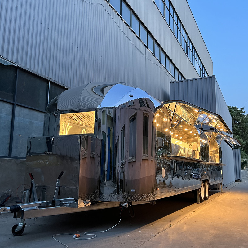 Customized Multifunctional Food Trailer/Coffee Food Truck with Baking Equipment/ Pizza Hamburger Camper Cart