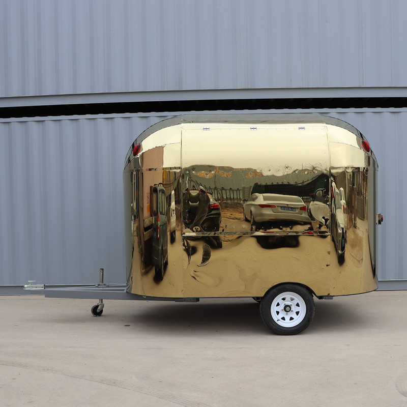 ITALY Customized Fast Food Truck Concession Food Trailer Food Cart Mobile Bar Trailers