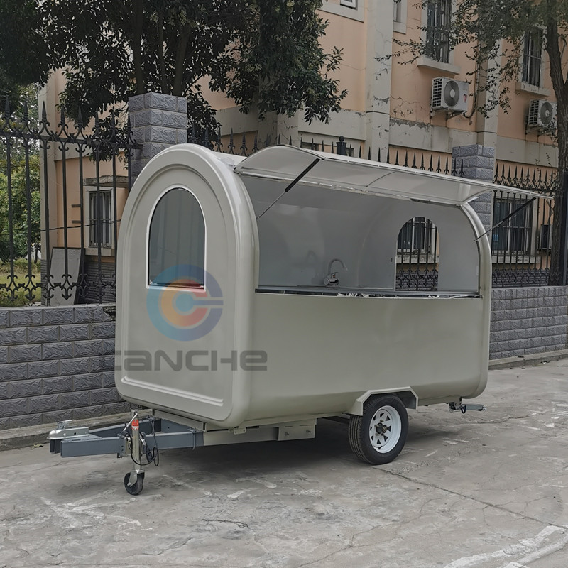 Online support After-sales Service factory price mobile snack dinner fast food cart food truck trailer