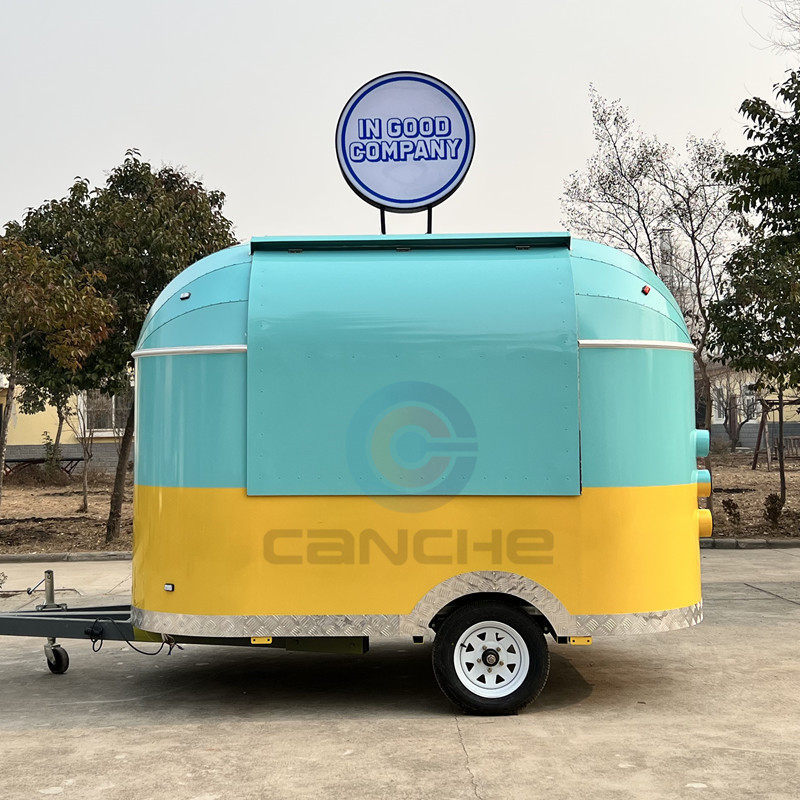 Food Truck Street Fast Food Trailer hamburger Hotdog carts mobile coffee airstream foodtruck
