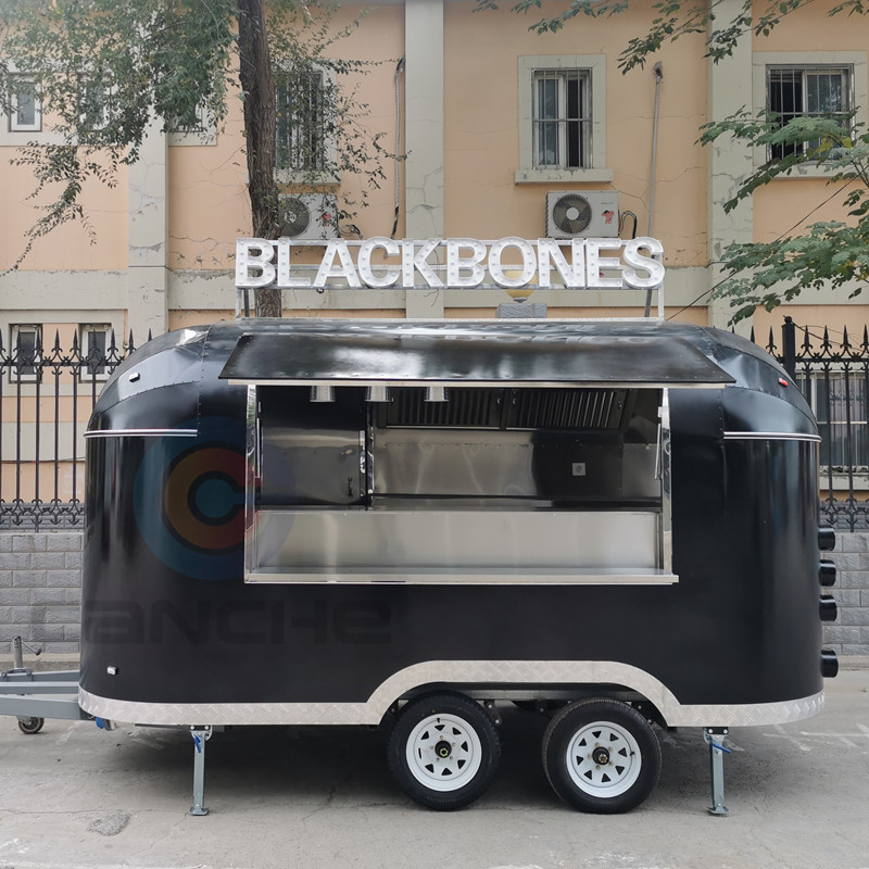 Factory price fast food catering food truck for sale europe mobile food vending trailer