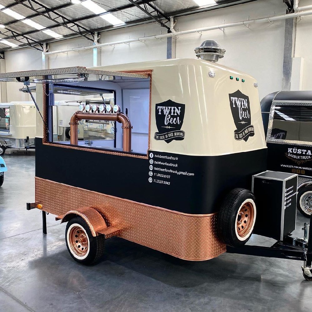 customized high quality custom design small food truck food truck trailer in Japan
