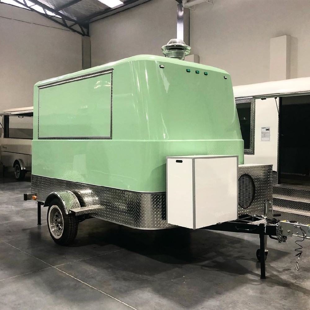 mobile bar trailer mobile food trailer food truck With CE EEC valid high quality custom manufacturing food trailer airstream food truck